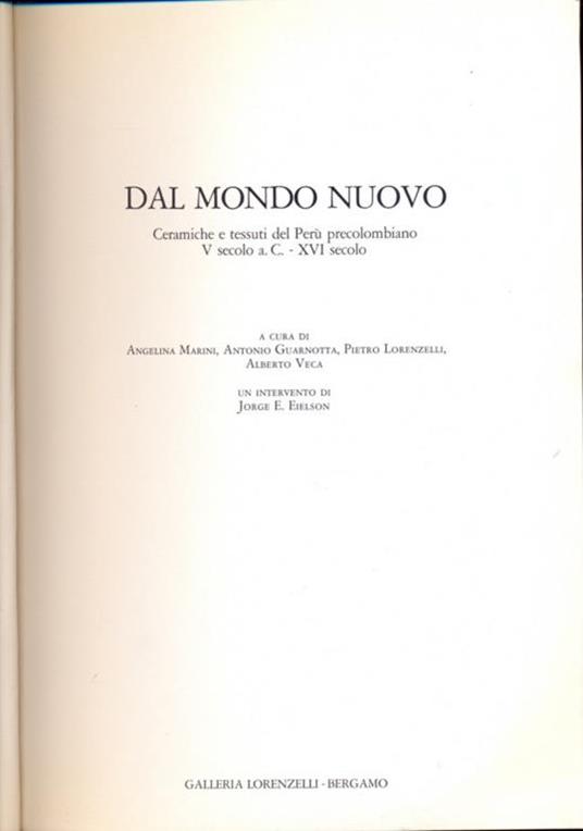 Dal mondo nuovo - 12