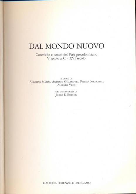 Dal mondo nuovo - 11