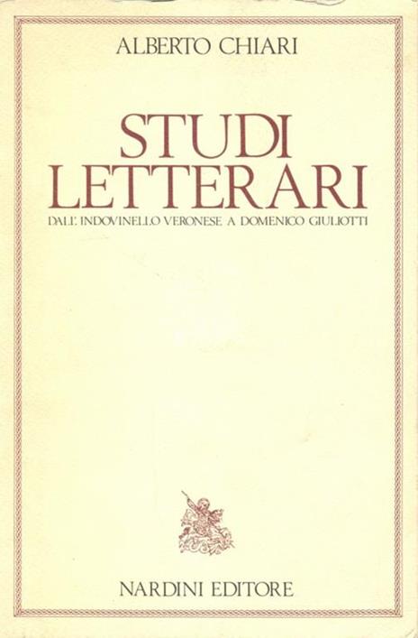 Studi letterari - Alberto Chiari - 9