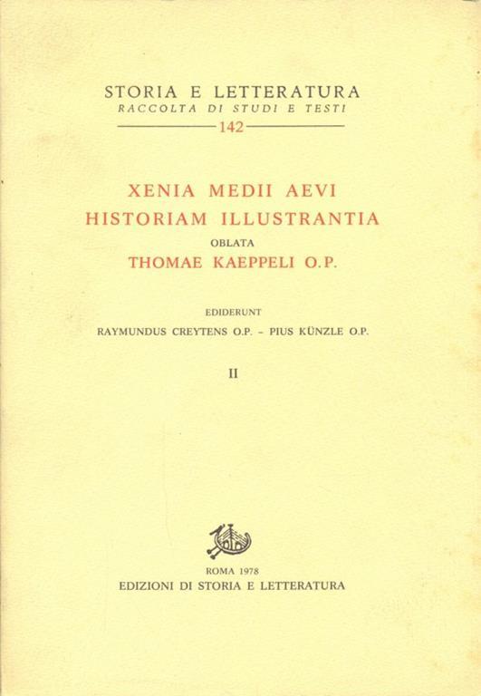 Xenia Medii aevi historiam illustrantia. Vol. 2 - 9