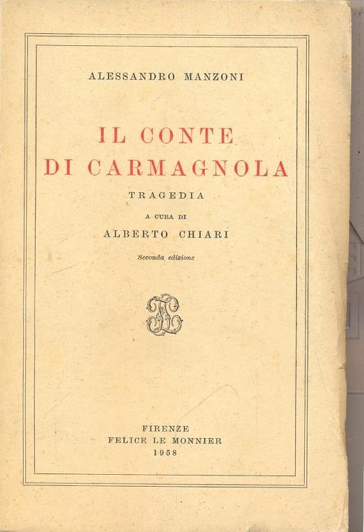 Il conte di Carmagnola - Alessandro Manzoni - 2