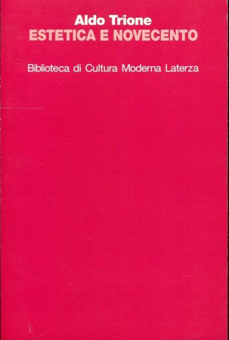 Estetica e Novecento - Aldo Trione - 7