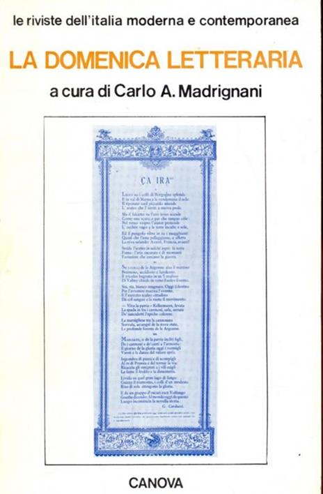 La domenica letteraria - Carlo A. Madrignani - 11
