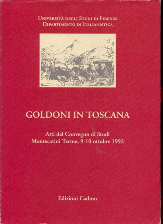 Goldoni in Toscana - copertina