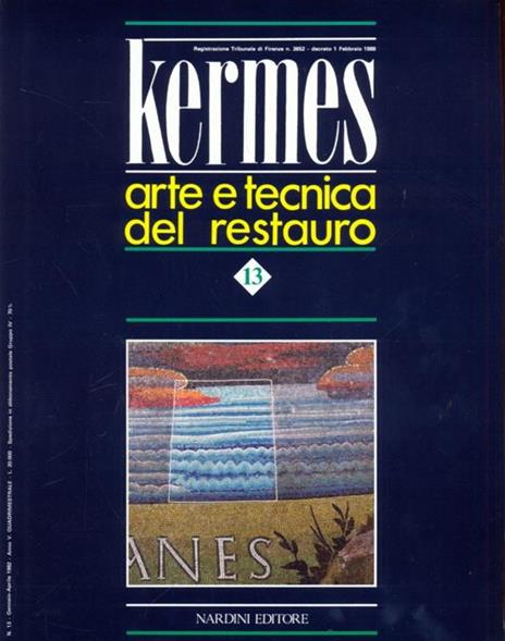 Kermes. arte e tecnica delrestauro 13 gennaio / aprile 1992 - 3