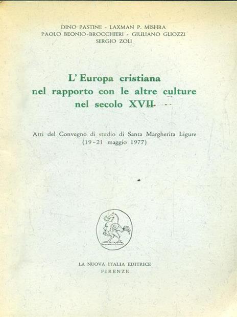 L' Europa cristiana nel rapporto con le altre culture nel secolo XVII - 3