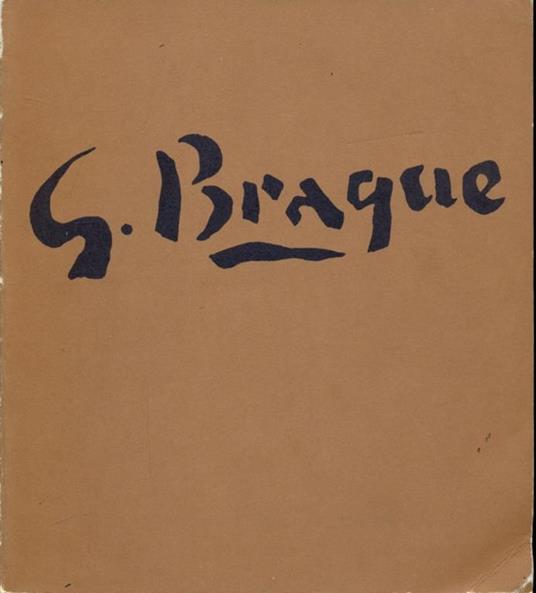 G. Braque - copertina