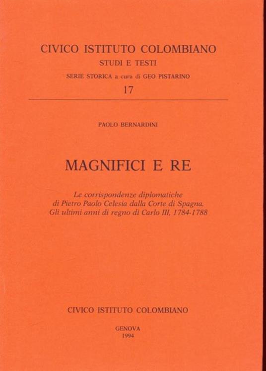 Magnifici e Re - Paolo Bernardini - copertina