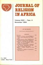 Journal of religion in Africa VOL.XXIV. Fasc. 4