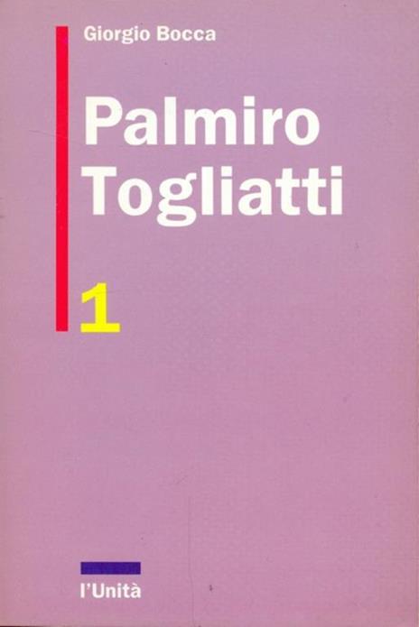 Palmiro Togliatti - Giorgio Bocca - copertina