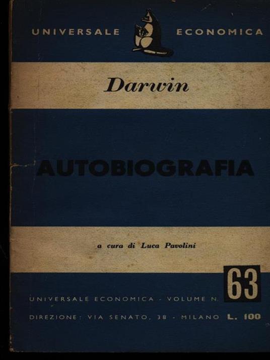 Autobiografia - Charles Darwin - 2