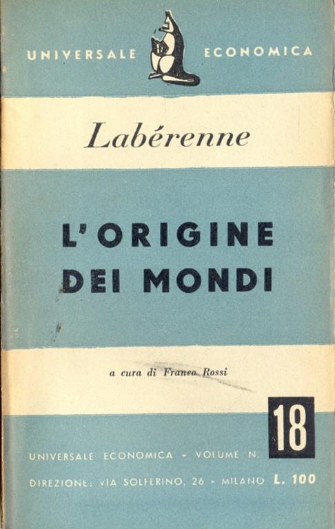 origine dei mondi - Paul Laberenne - copertina