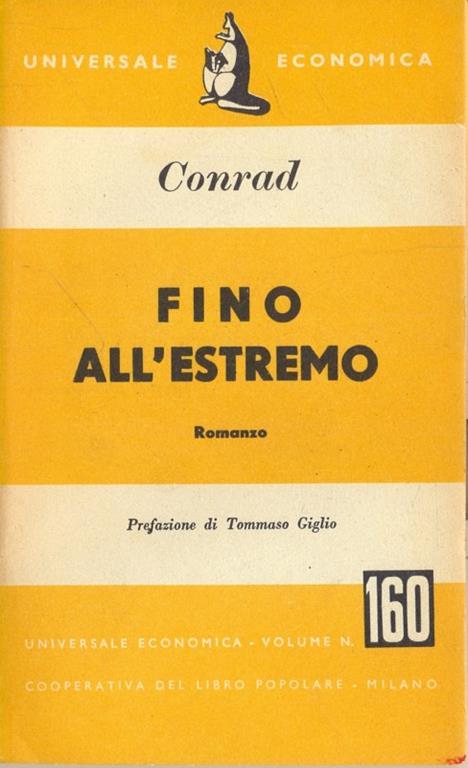 Fino all'estremo - Joseph Concard - copertina