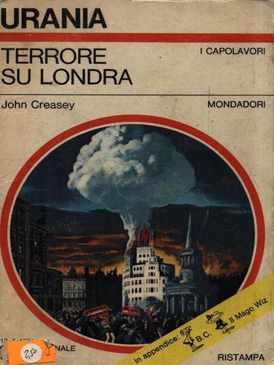 Urania 644 Terrore su Londra - John Creasey - copertina