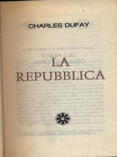 La repubblica - Charles Dufay - 3