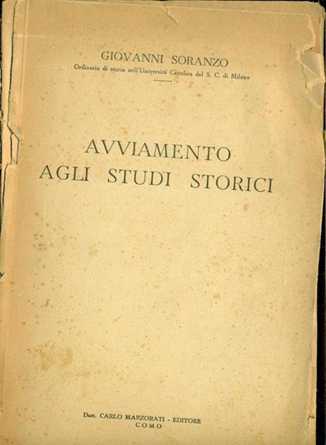 Avviamento agli studi storici - 2