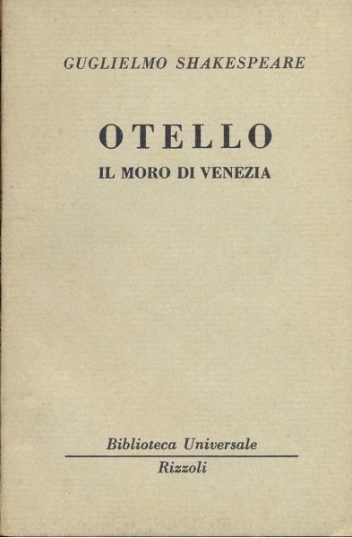 Otello, il moro di Venezia - William Shakespeare - copertina