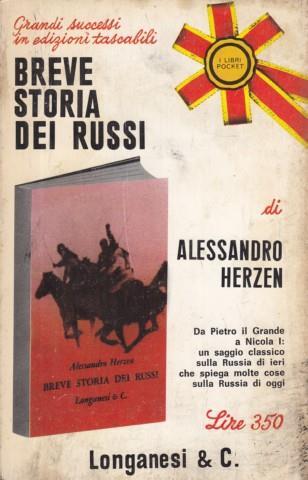 Breve storia dei russi - Aleksandr Herzen - copertina