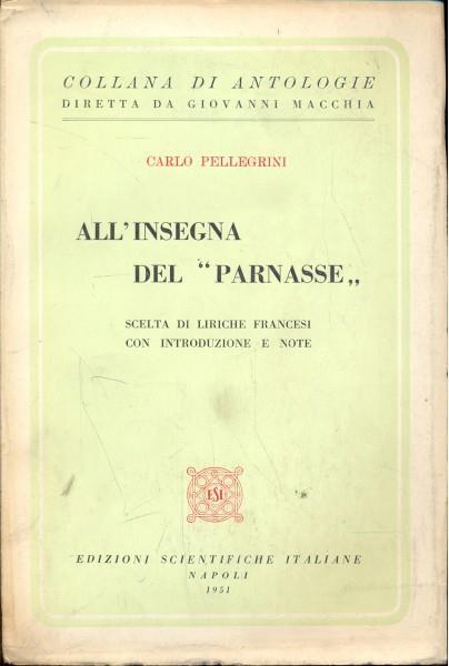 All'insegna del parnasse - Carlo Pellegrini - copertina