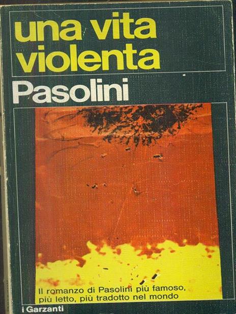 Una vita violenta - Pier Paolo Pasolini - copertina