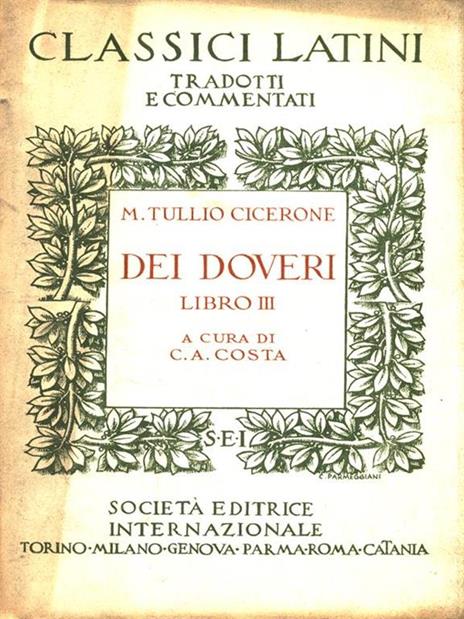 Dei doveri libro III - M. Tullio Cicerone - 3