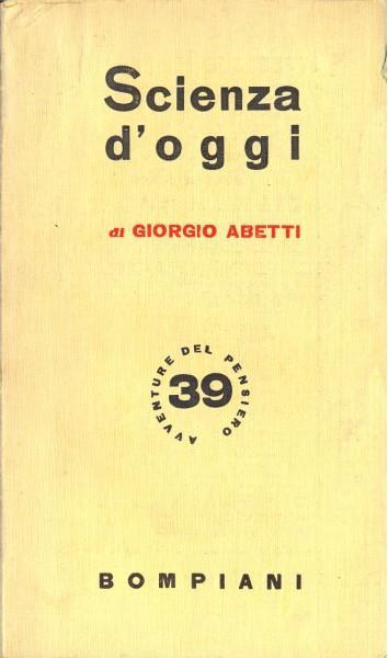 Scienza d'oggi - Giorgio Abetti - copertina