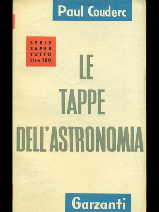 Le tappe dell'astronomia - Paul Coudrec - copertina