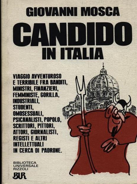 Candido in Italia - Giovanni Mosca - copertina