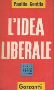 L' idea liberale - Panfilo Gentile - copertina