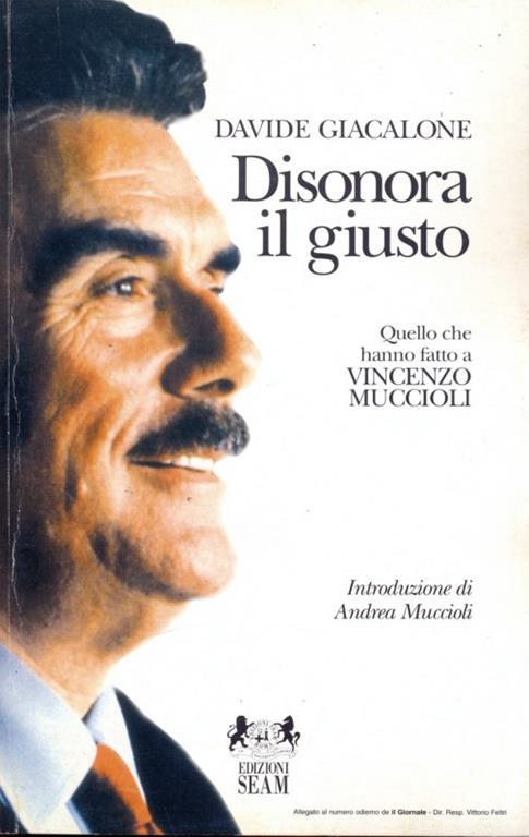 Disonora il giusto - Davide Giacalone - copertina