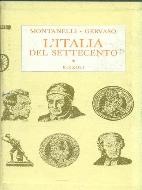 L' Italia del Settecento - Indro Montanelli - copertina