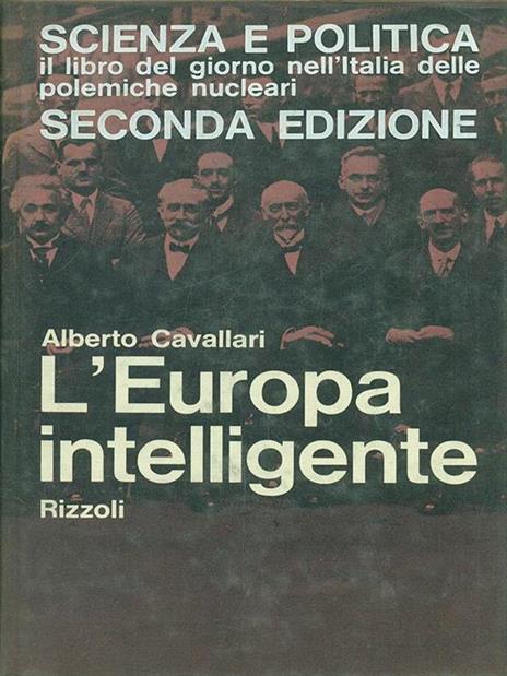 Europa intelligente - Alberto Cavallari - copertina