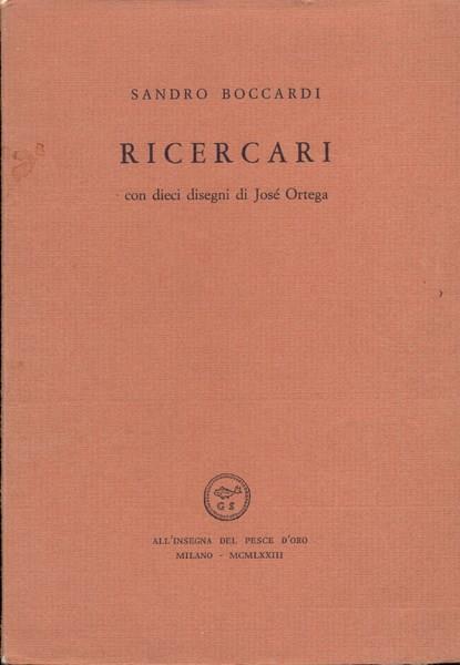 Ricercari - Sandro Boccardi - 3