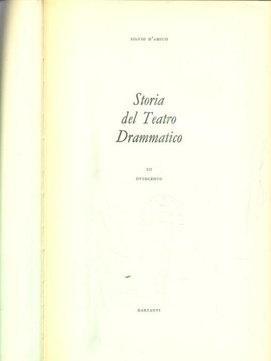 Storia del teatro - Federico Doglio - 2