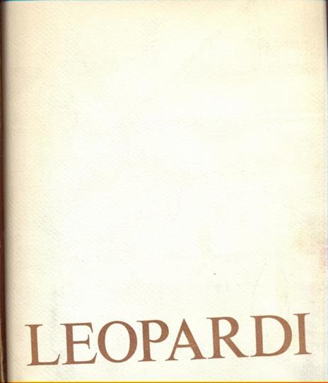 Leopardi. Opere - Giacomo Leopardi - 8