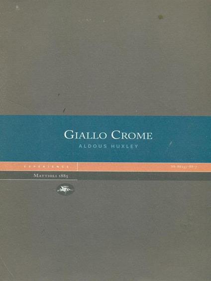 Giallo Crome - Aldous Huxley - copertina