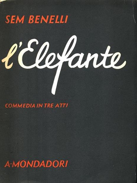 L' elefante - Sem Benelli - copertina