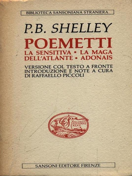 Poemetti - Percy Bysshe Shelley - 3