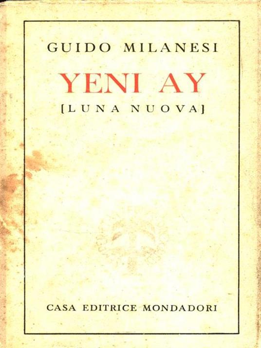 Yeni ay (Luna nuova) - Guido Milanesi - copertina