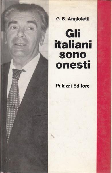 Gli italiani sono onesti - G. Battista Angioletti - copertina