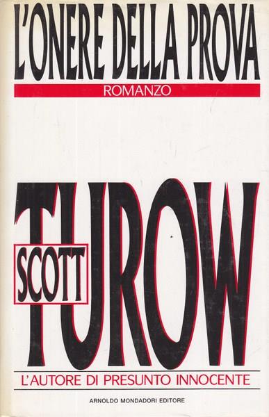 onere della prova - Scott Turow - copertina