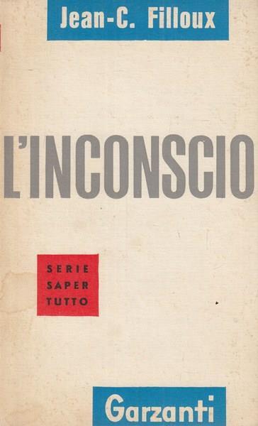 L' inconscio - Jean-Claude Filloux - copertina