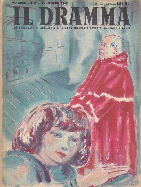 Il dramma n. 95 15 ottobre 1949 Giovanna di Lorena - Max Anderson - copertina