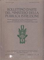 Bollettino d'arte del ministero della pubblica istruzione