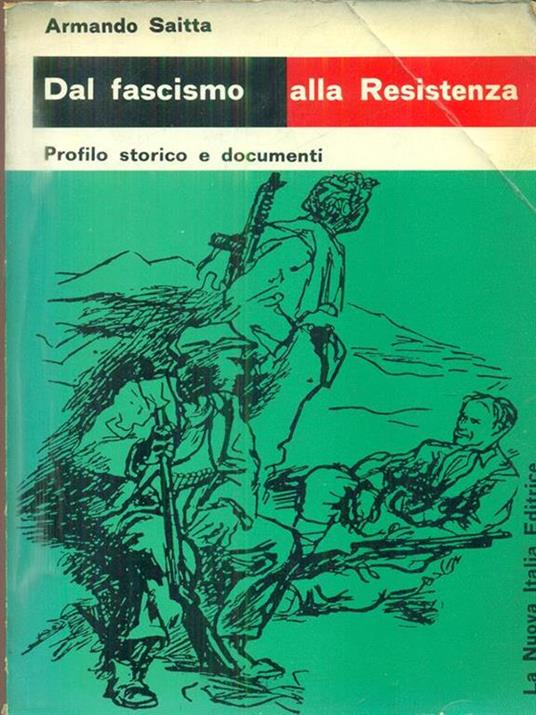 Dal fascismo alla Resistenza - Armando Saitta - copertina