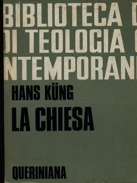 La Chiesa - Hans Küng - copertina