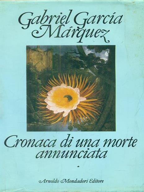 Cronaca di una morte annunciata - Gabriel García Márquez - copertina