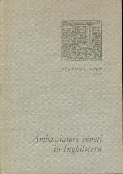 Ambasciatori veneti in Inghilterra - Luigi Firpo - copertina