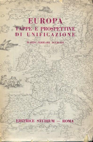 Europa, tappe e prospettive di unificazione - Mario Ferrari Aggradi - copertina