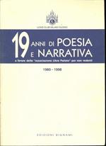 19 anni di poesia e narrativa 1980-1998